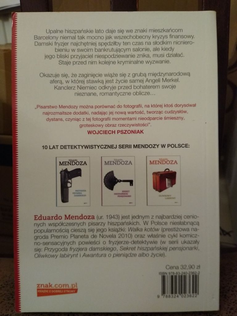 Eduardo Mendoza Awantura o pieniądze albo życie