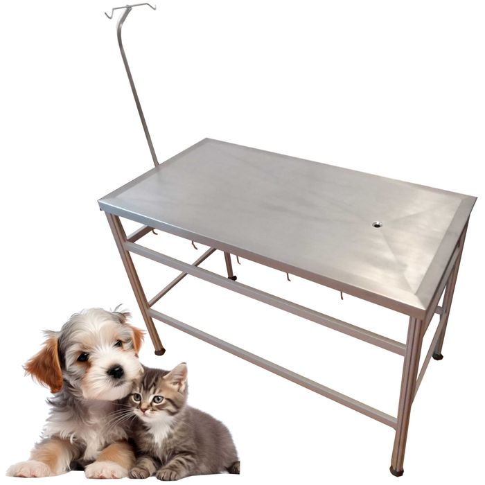 Stół zabiegowy konsultacyjny weterynaryjny z akcesoriami