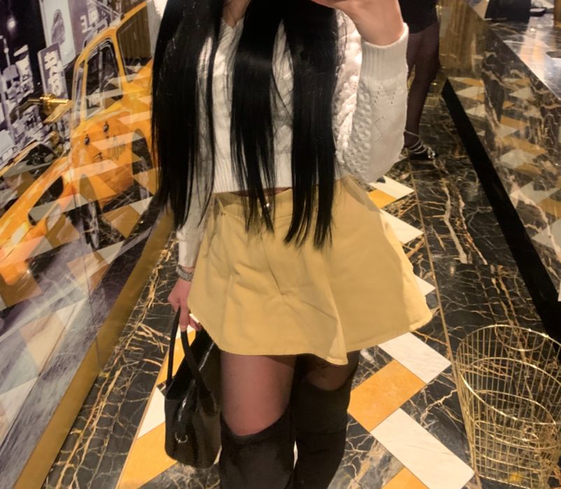 Мини юбка с шортами