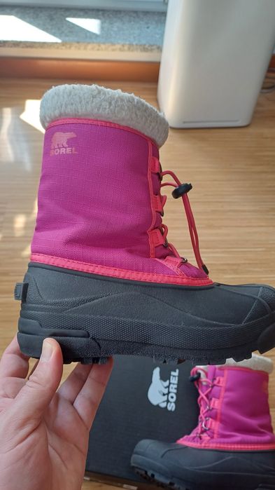 Buty zimowe Śniegowce dziecięce SOREL YOUTH Cumberland Deep Blush