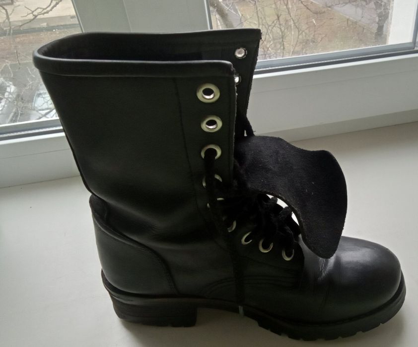 Кожаные демисезонные ботинки, 38р.