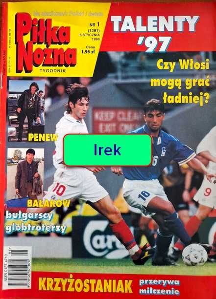 Tygodnik "Piłka Nożna" - rocznik 1998