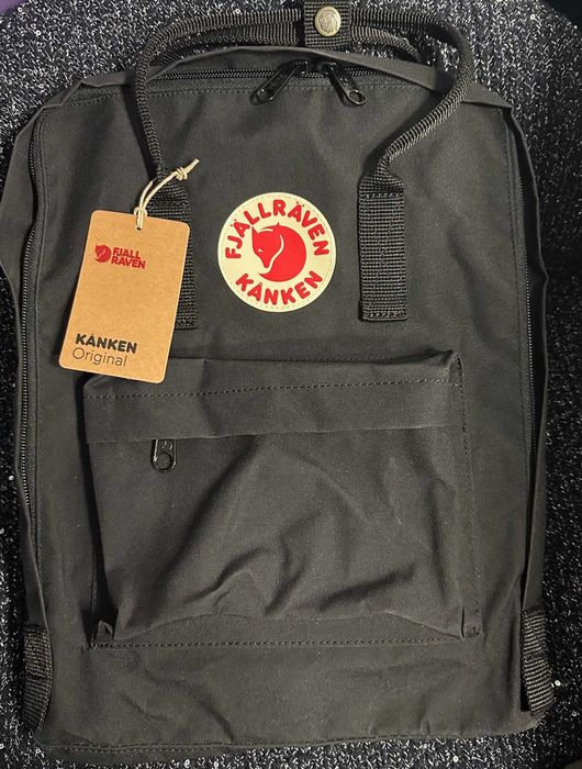 Fjällräven plecak Kanken 23510 Czarny 16 L - NOWY, oryginalny