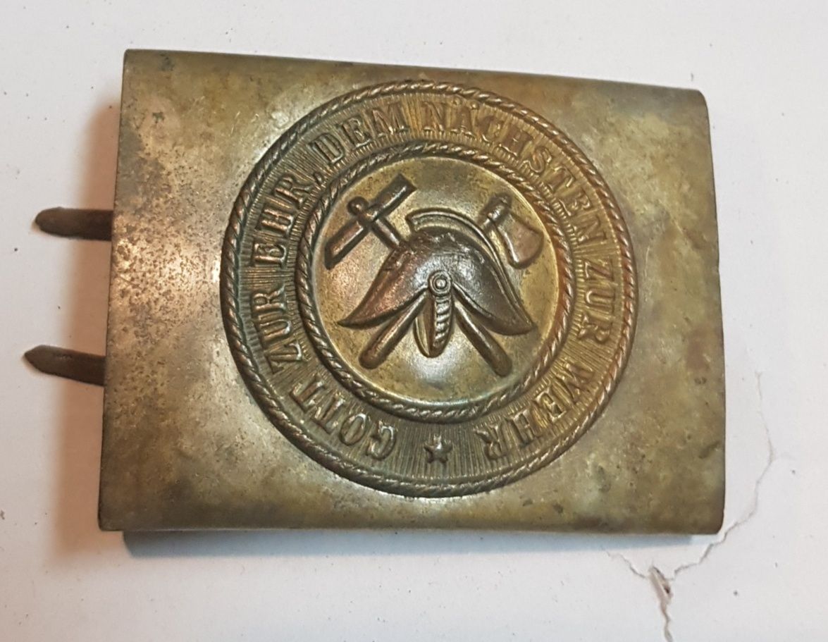 Pas strazacki klamra pasa strażackiego przed 1918r