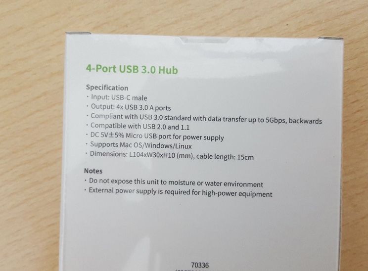 USB C para USB 3.0 / USB C HUB 4 Portas USB 3.0 / USB Macbook Pro