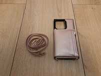 Etui Dla IPhone 14 z Paskiem i Mini Portfelem
