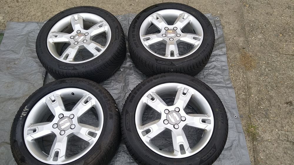 całoroczne 17" 5x112 org Seat Altea XL, 225/50/17. Passat, Superb, A6