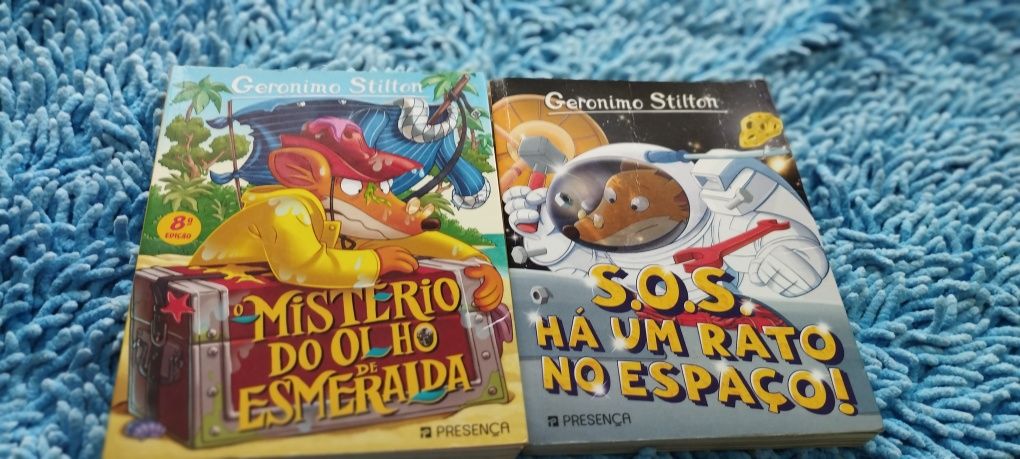 2 livros de Gerônimo stittom