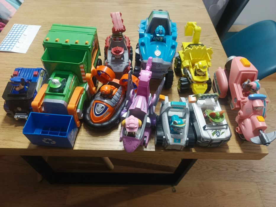 Psi patrol figurki zabawki pieski pojazdy