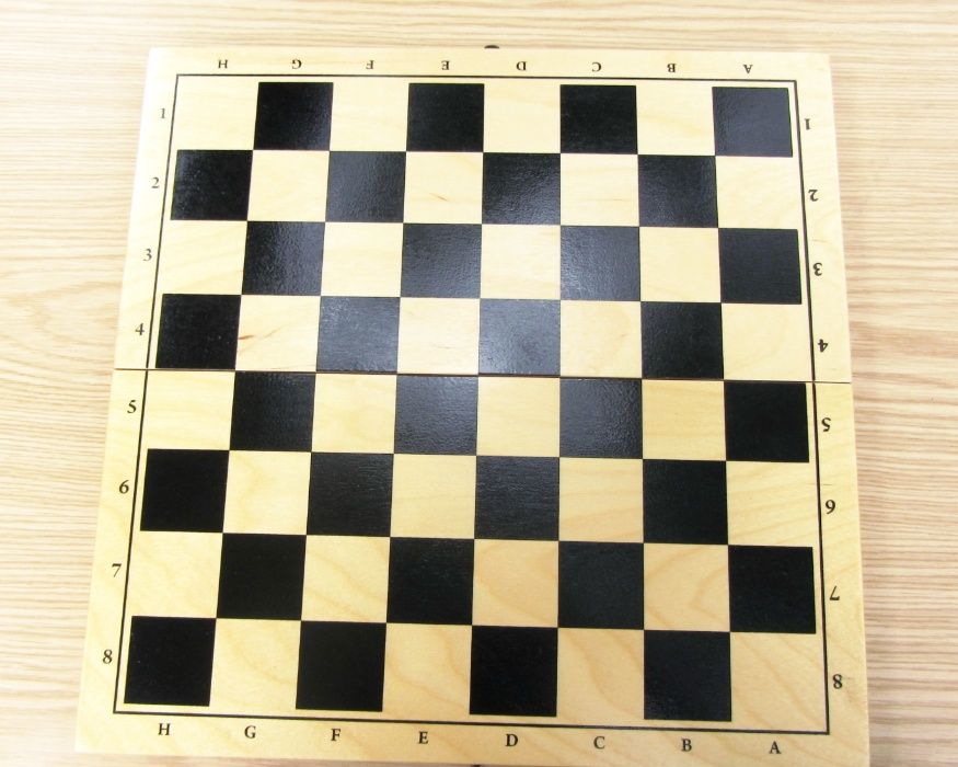 настольная шахматная доска для шахмат и шашек