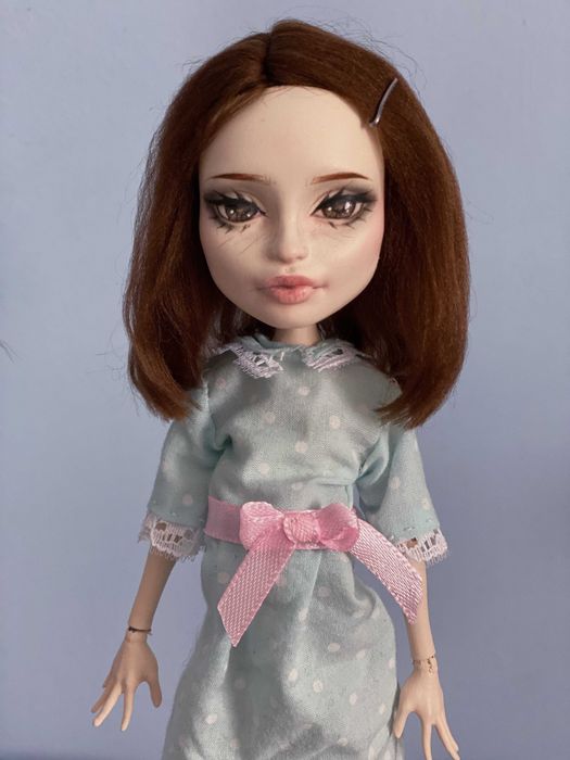 monster high lalki the shining twins lśnienie repaint ooak custom bjd
