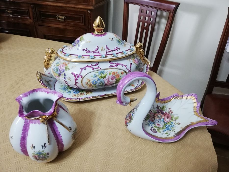 Conjunto Louça Decorativa como nova