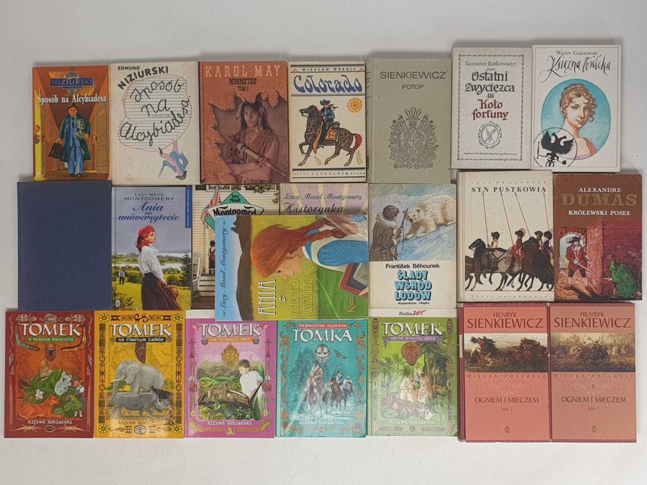 SZANCER Szklarski Karol May Niziurski Dumas Ania 21x stare książki PRL