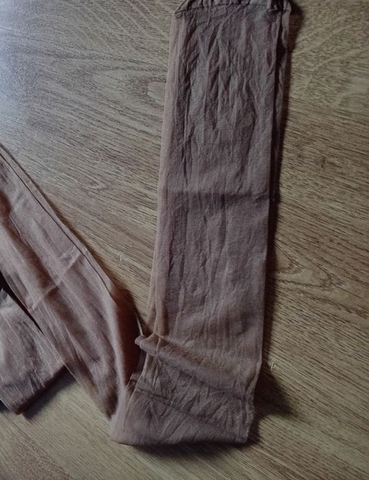 Cieliste cienkie rajstopy