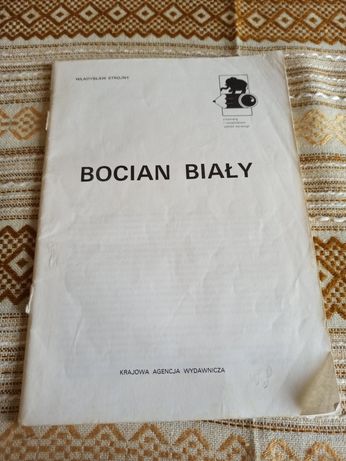 Bocian biały Władysław Strojny książka prl 1984