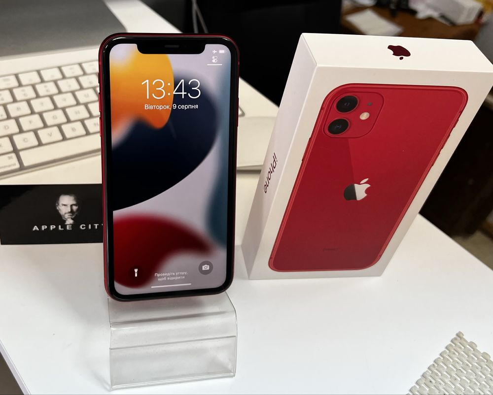 IPhone 11 128 Red Батарея 100% гарантія Магазин+обмін