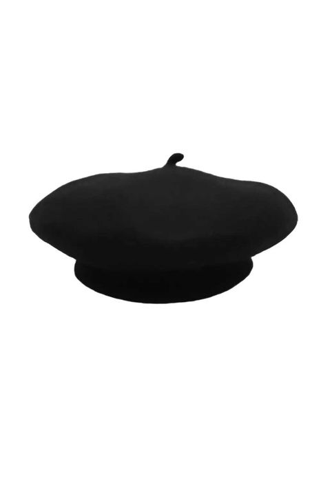 Берет класичний чорний