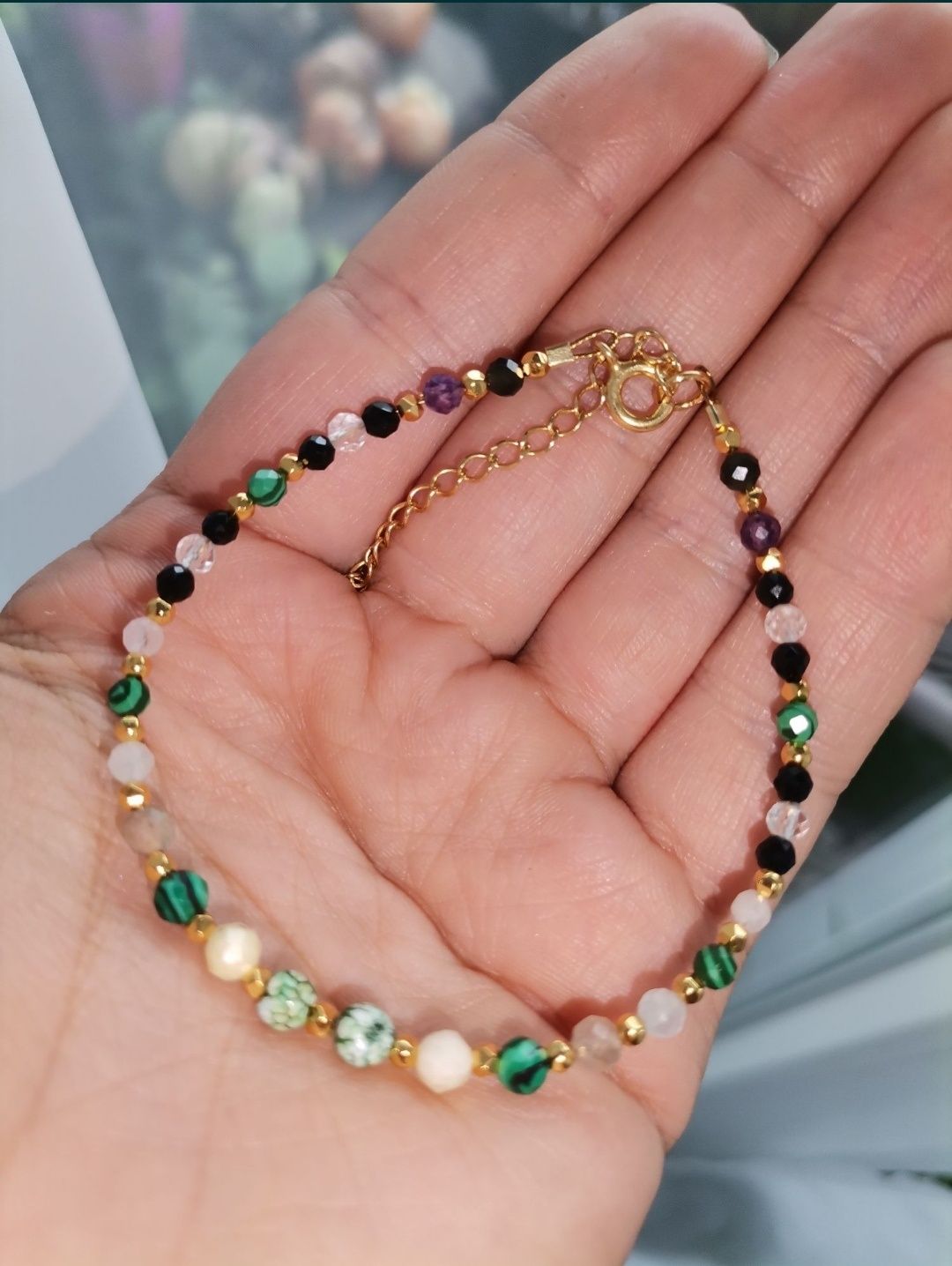 Bransoletka znak zodiaku Skorpion srebro regulacja kamienie opal turma