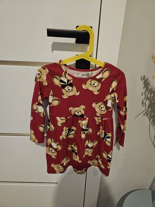 Sukienka święteczna dla dziewczynki, H&M, rozm. 98/104, idealna!