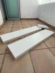 Prateleiras brancas IKEA