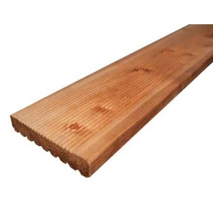 Deska tarasowa Świerk impregnowany AB drobnoryflowana / gruboryflowana