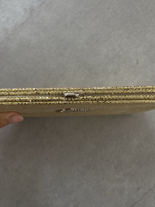 Carteira Guess Dourada Brilhante - Como Nova