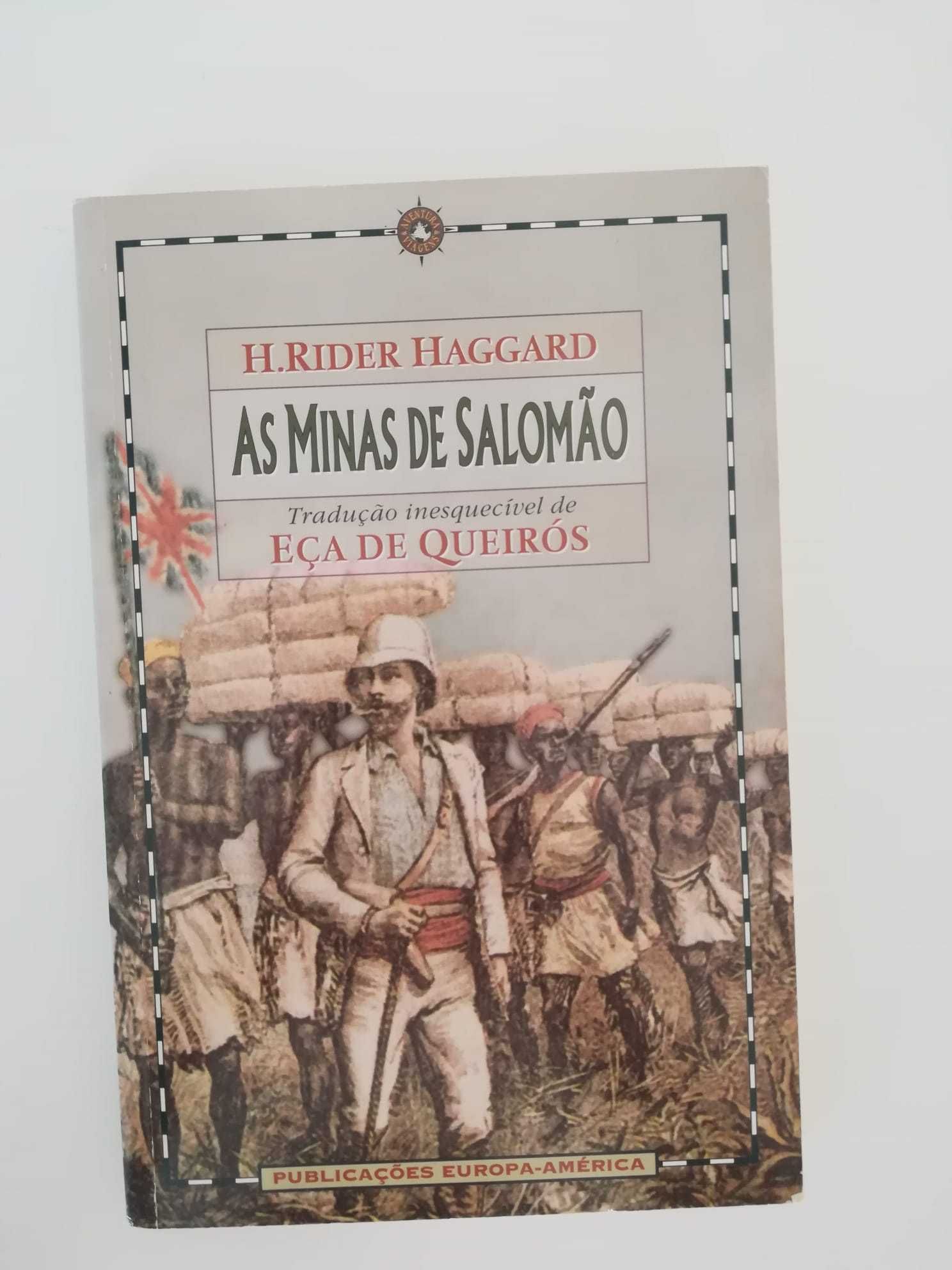 Livro As Minas de Salomão tradução de Eça de Queiroz