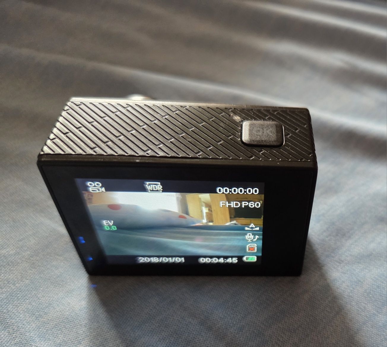 Kamera 4k wi-fi typu go pro z mnóstwem akcesoriów w zestawie
