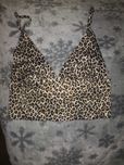 Crop top ZARA panterka