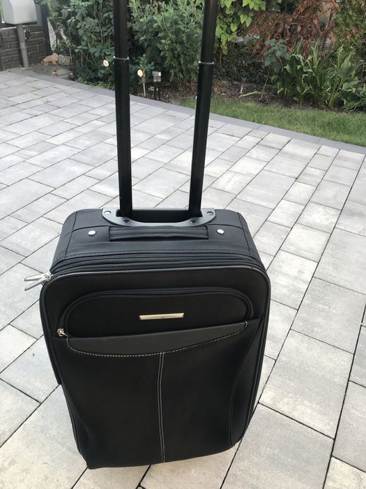 Walizka kabinowa, ciemno szara, stan dobry