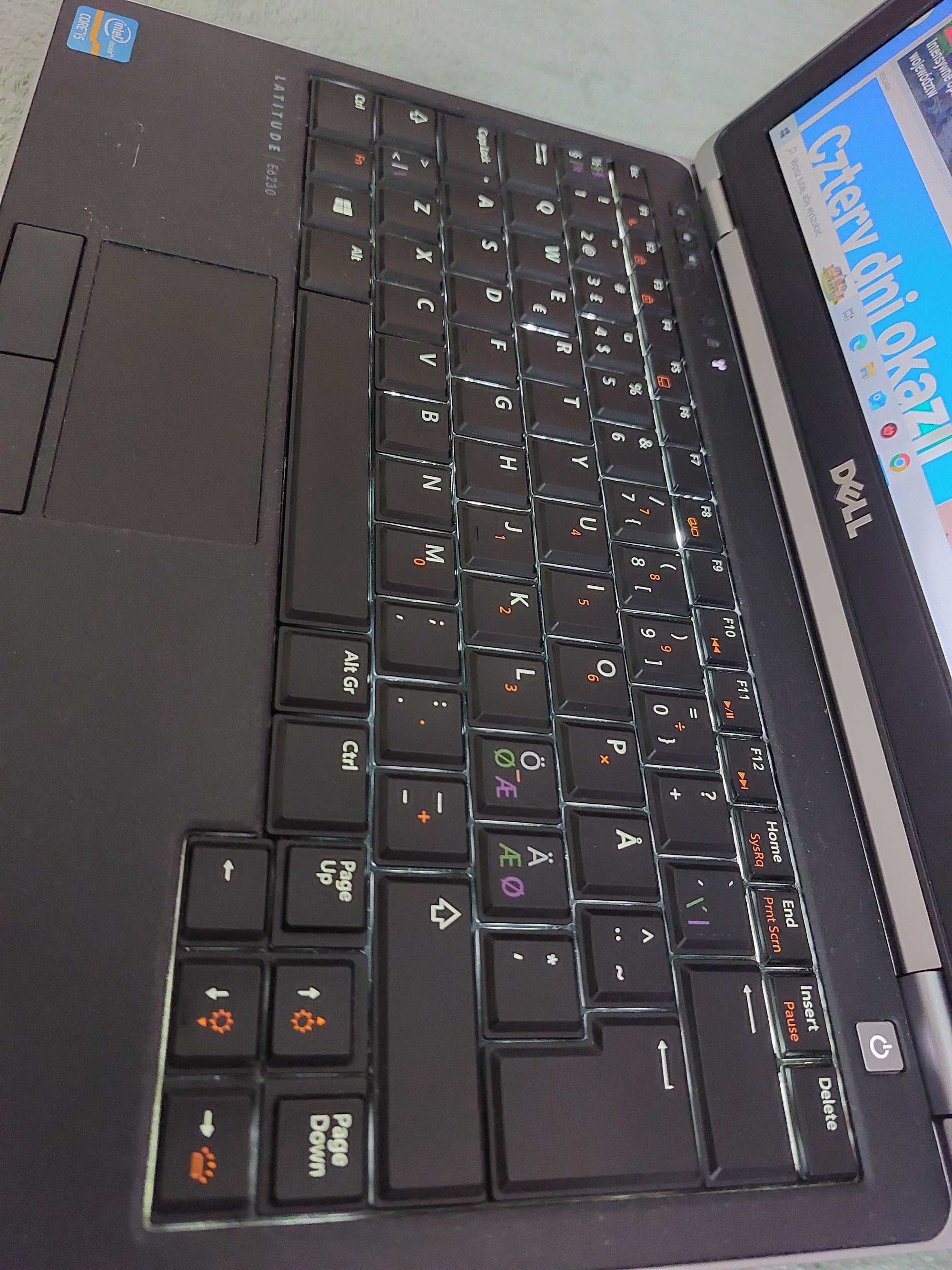 Laptop Dell E6230 I5 8gb ram 120gb ssd Win 10
