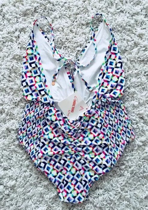 Білий купальник S.Road Victoria's Secret суцільний з декольте сдельный
