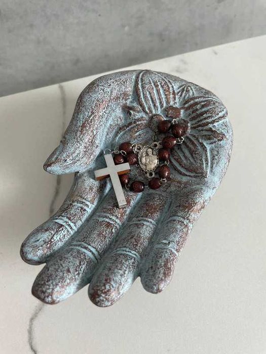 Mały drewniany różaniec z Włoch, Watykan papież