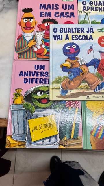 Livros infantis Rua Sésamo