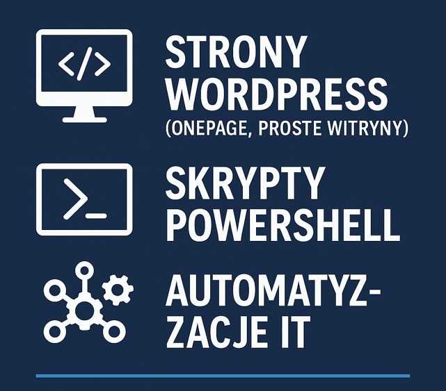 Strony WordPress • Skrypty PowerShell • Automatyzacje IT