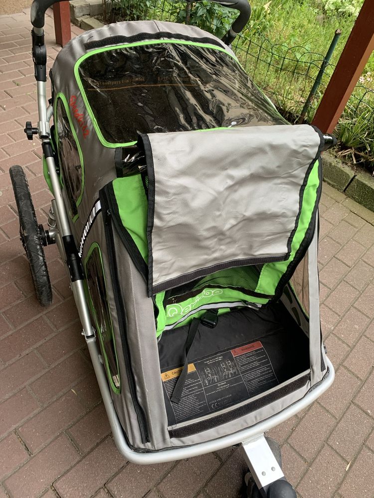 Queridoo speedkid2 przyczepka rowerowa