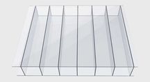 Poliwęglan komorowy 4 mm bezbarwny, 2.1×6 m, UV Na wymiar