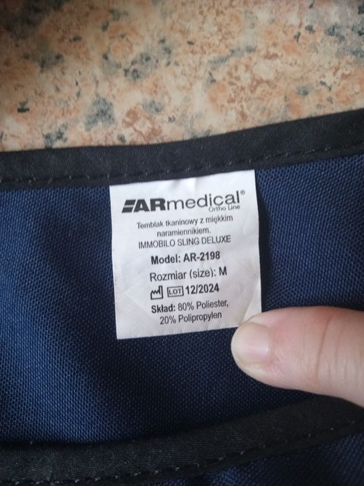 Temblak tkaninowy używany 10 dni rozmiar M