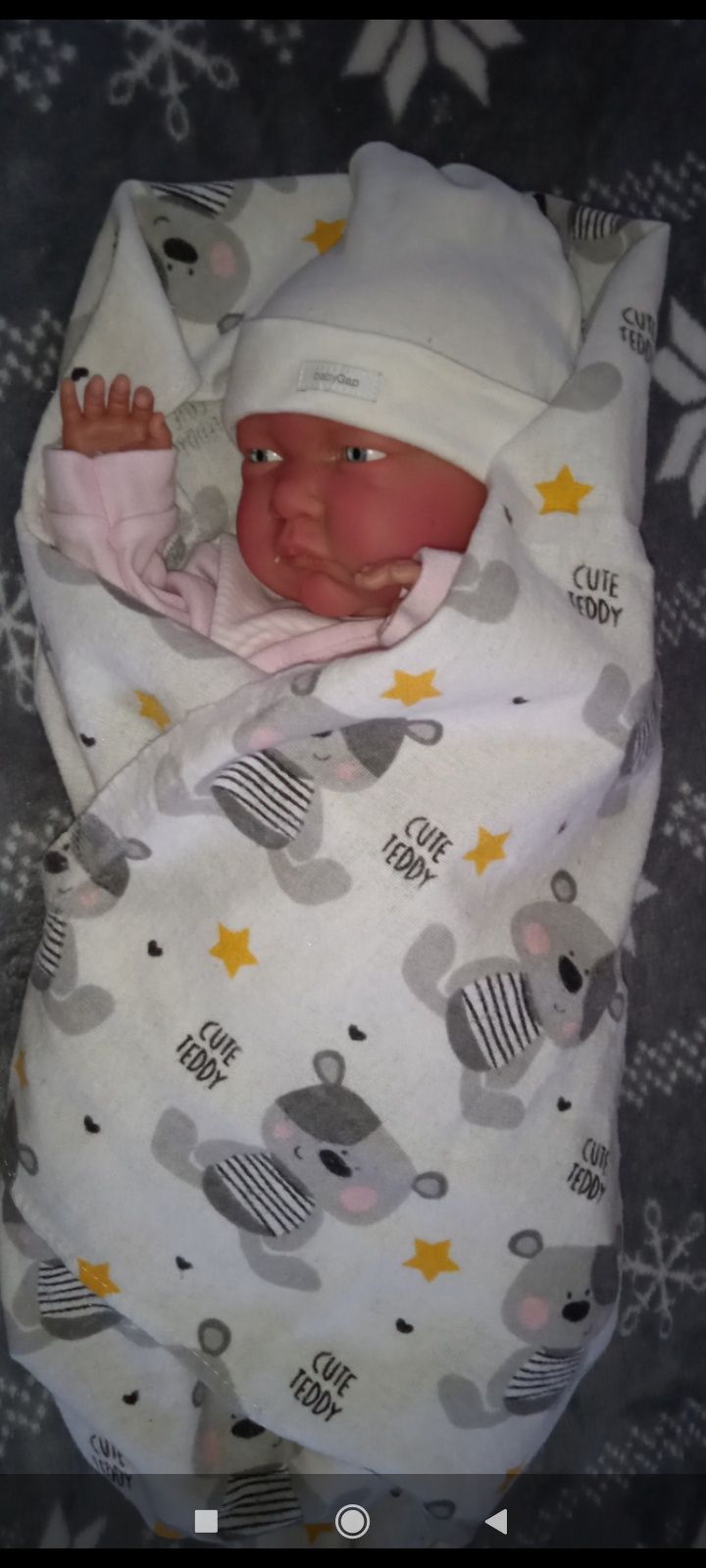 Okazja! Typ Reborn bobas noworodek śliczny . Interaktywna . Sygnowana.
