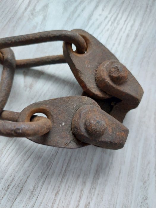 Stary bloczek łańcuch cięgno do liny czasy PRL