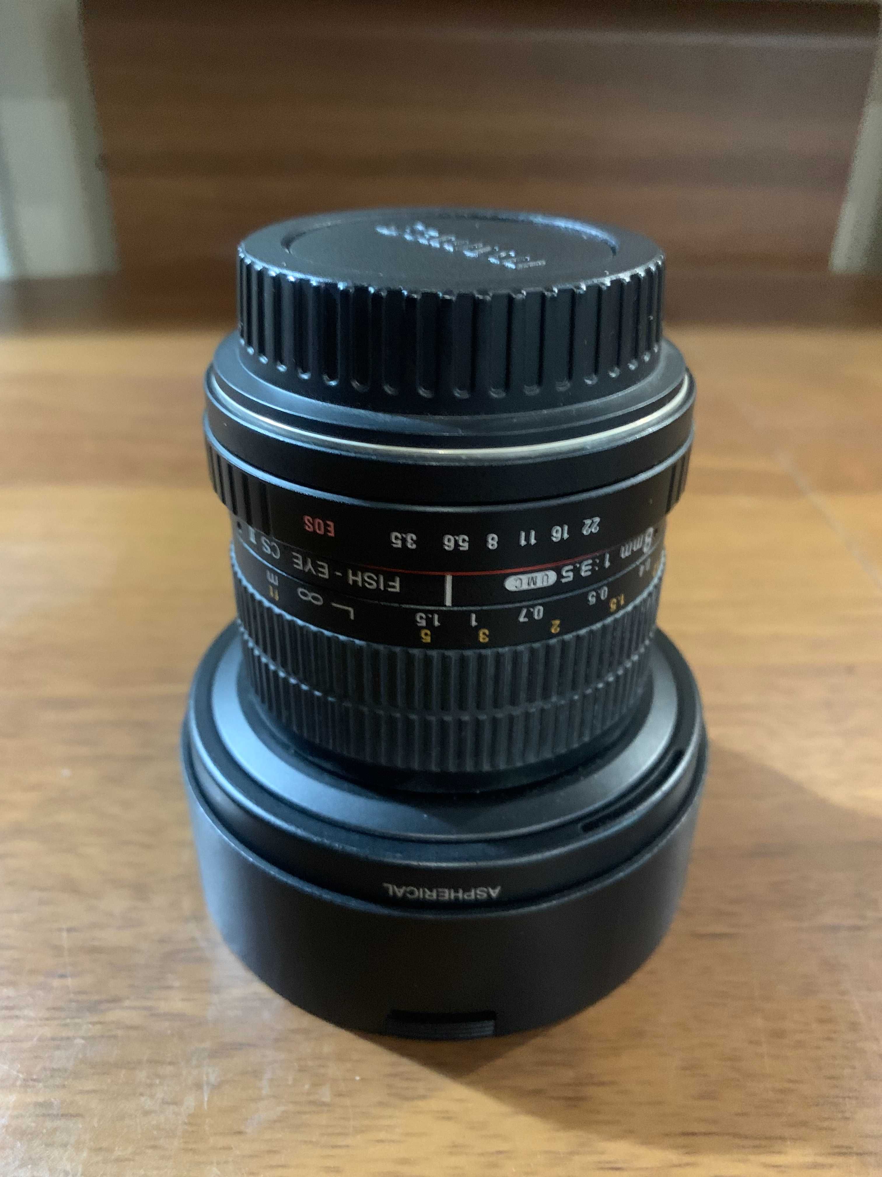 Samyang 3.5/8 mm fish-eye Cs II