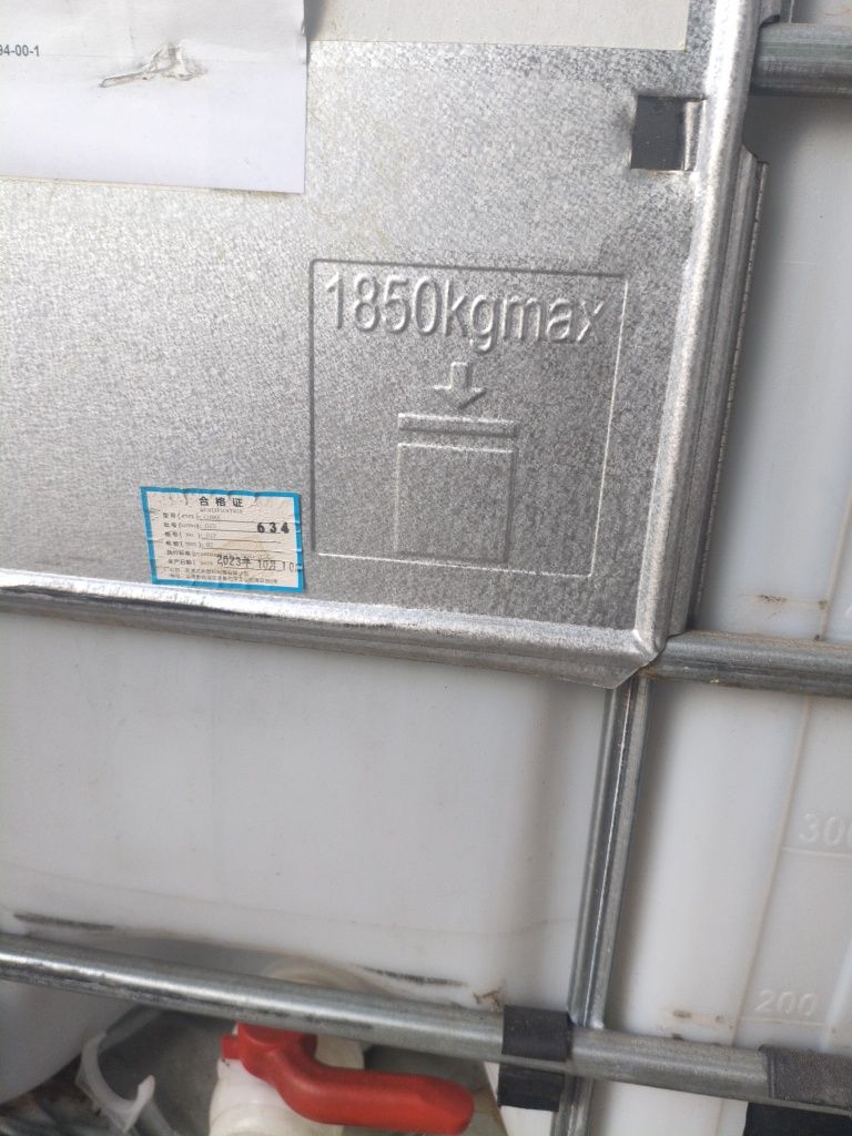 Contentor líquido 1000LT IBC