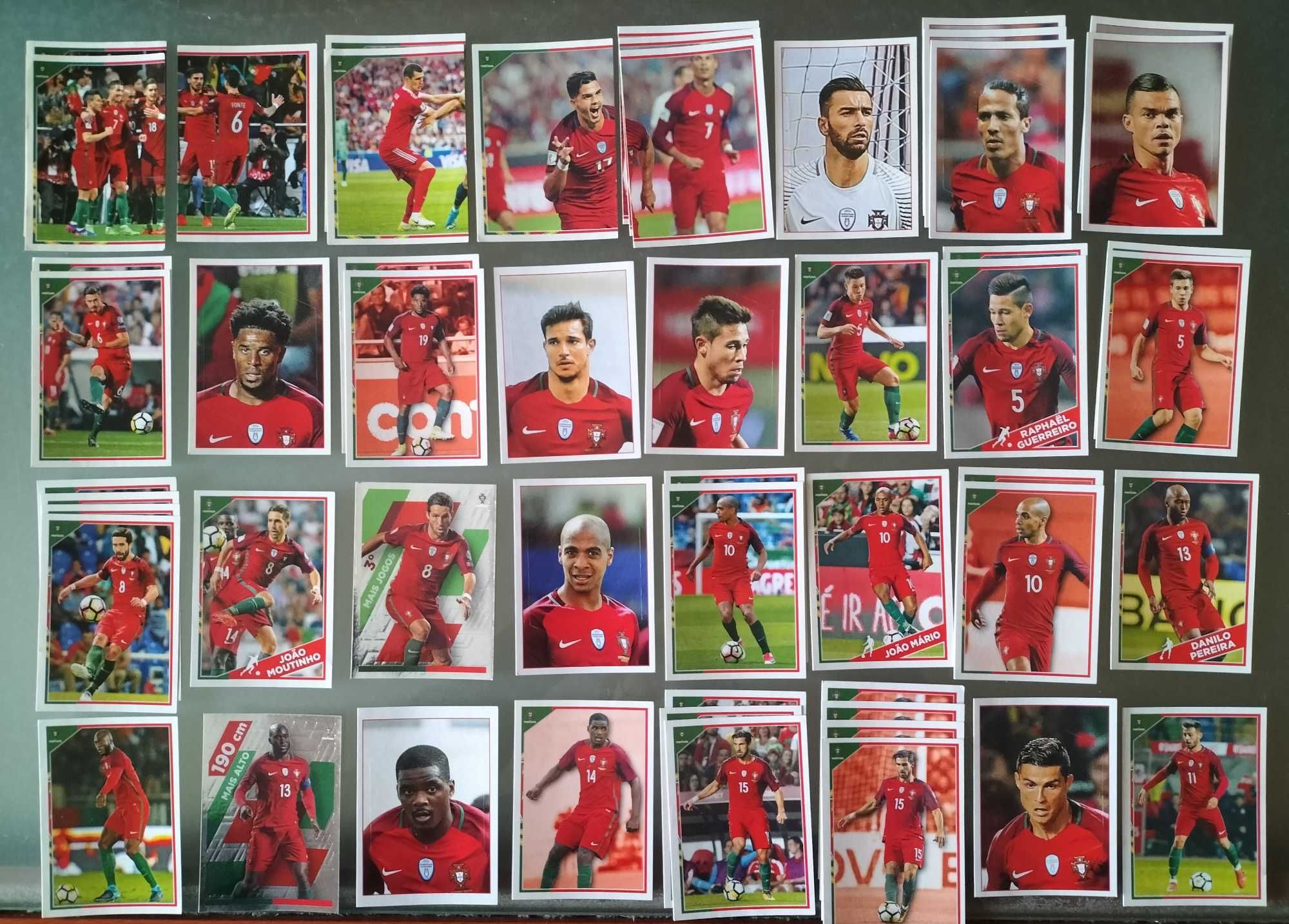 Lote de cromos "Fome de Viver 2018" (lista na última foto)