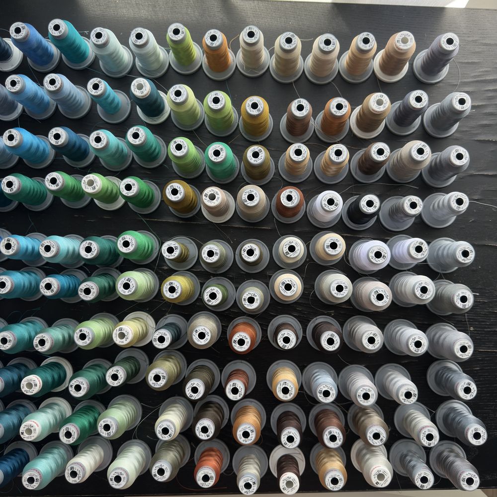 Conjunto de linhas Gunold Poly 40 para bordado à máquina Original