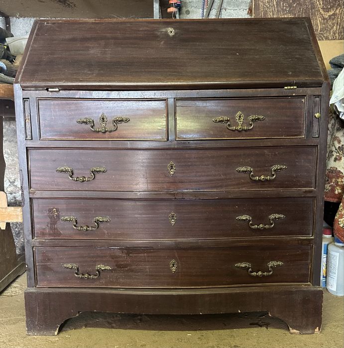 Secretária de Madeira Marrom