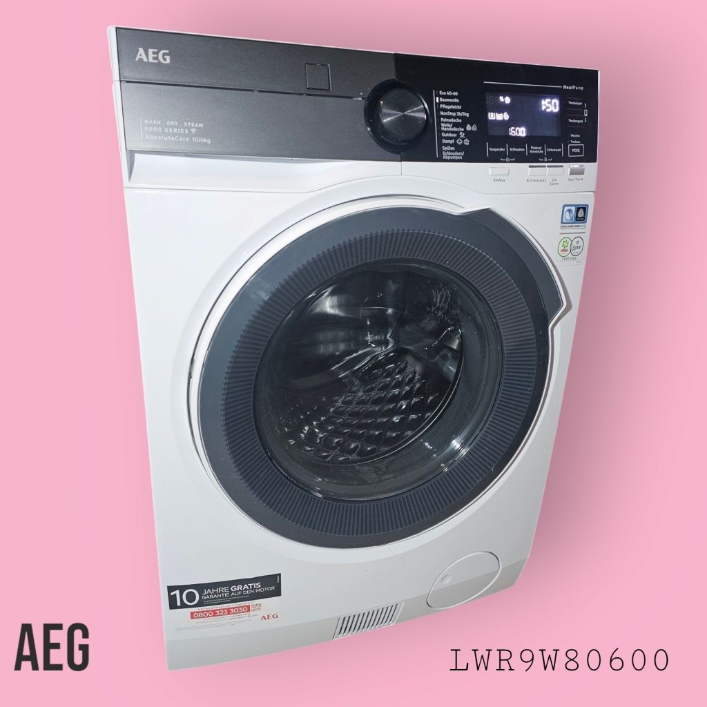 Pralko-suszarka z pompą ciepla AEG LWR9W80600 SERIA 9000; WiFi