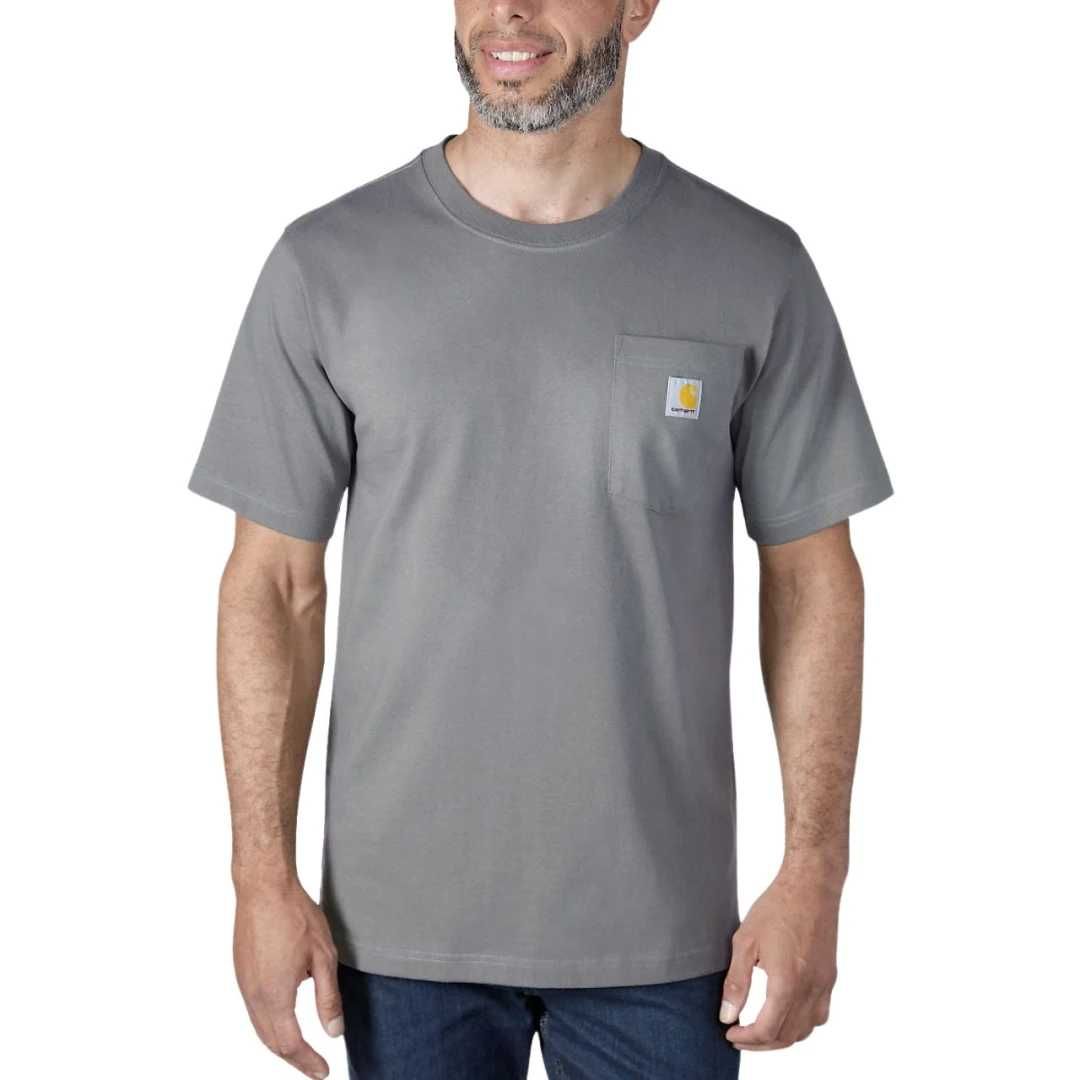 Футболка Carhartt Mens Workwear Pocket Work T-Shirt - Desert K87-DOV