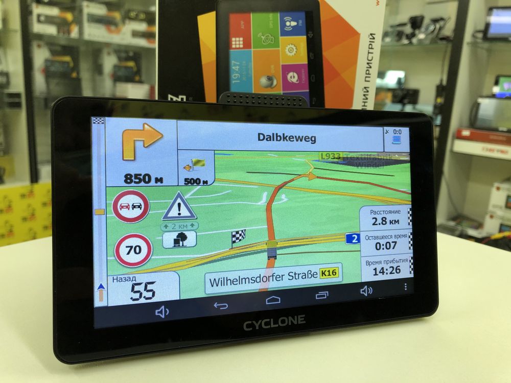 ND 760and 16GB навигатор GPS android IGO  для грузового транспорта