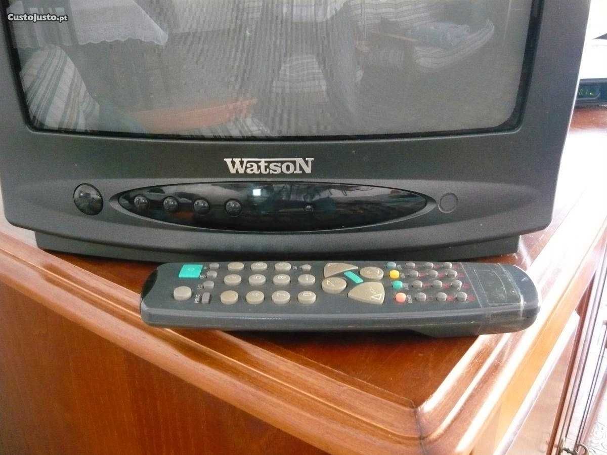 Televisor Watson 36 cm + TDT - A funcionar - Pouco uso