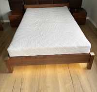 Łóżko sypialne z materacem 140x200